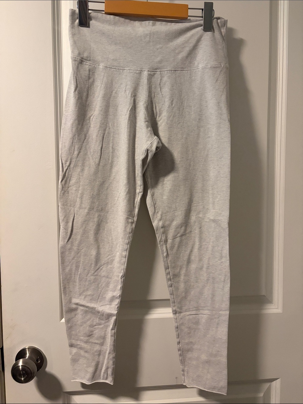 TNA Light Gray Leggings with High Waistband